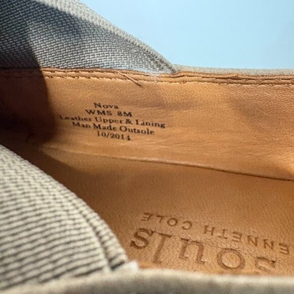 Gentle Souls by Kenneth Cole Women Nova Demi-Wedge Work Shoe Size 8 Brown Office - Picture 7 of 9